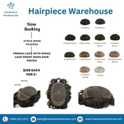 Find High-Quality Toupees for Men Near You at Hairpiece Warehouse